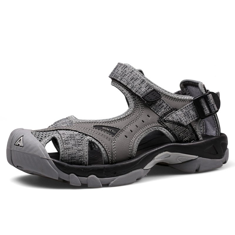 HUMTTO Summer Seaside Vacation Beach Sandals Outdoor Breathable Drainage River-tracking Shoes