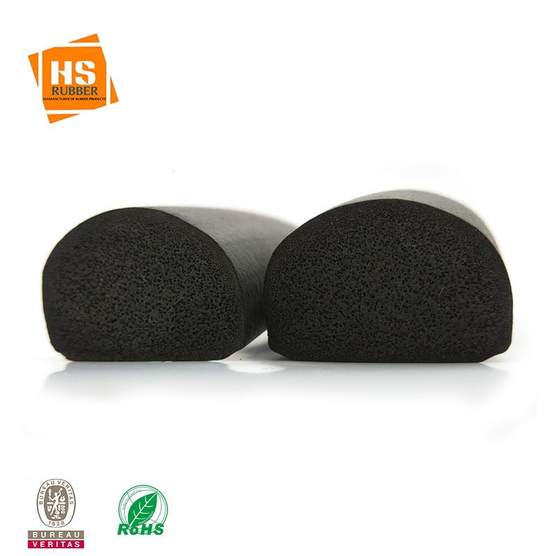 Easy building-in EPDM foam tape rubber seal strip