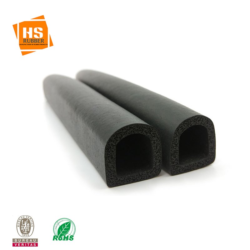 Easy building-in EPDM foam tape rubber seal strip