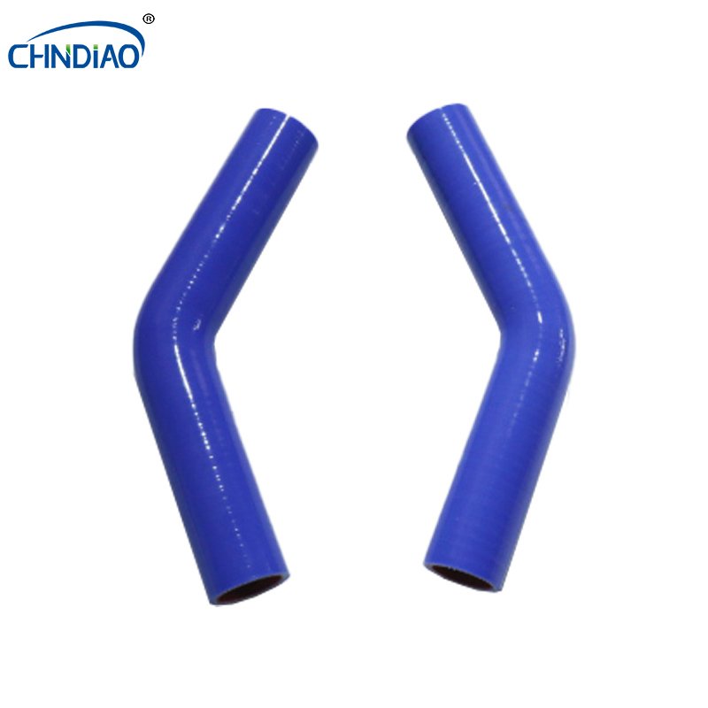Heat resistant flexible 22mm automotive turbo radiator 135 degree elbow silicone rubber hose
