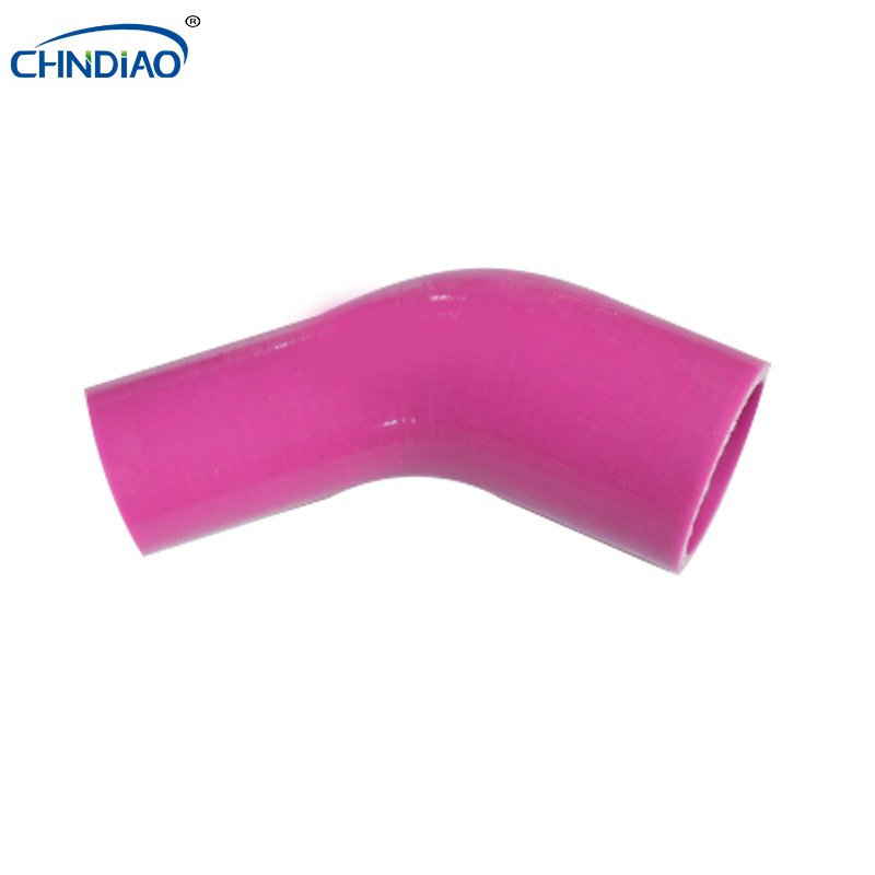 Heat resistant flexible 22mm automotive turbo radiator 135 degree elbow silicone rubber hose