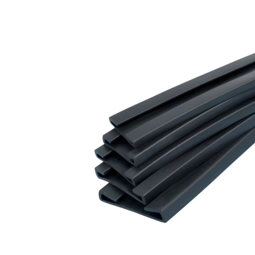 Double U-Shape Automotive Rubber Sealing Strip Dustproof and Waterproof Buffer Strap for Oil Tank Protective Clamp for Pipes