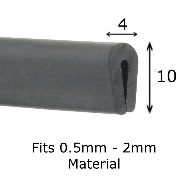 U Channel PVC Edge Trim Seal Strip for Metal/U Shaped Rubber edge protection