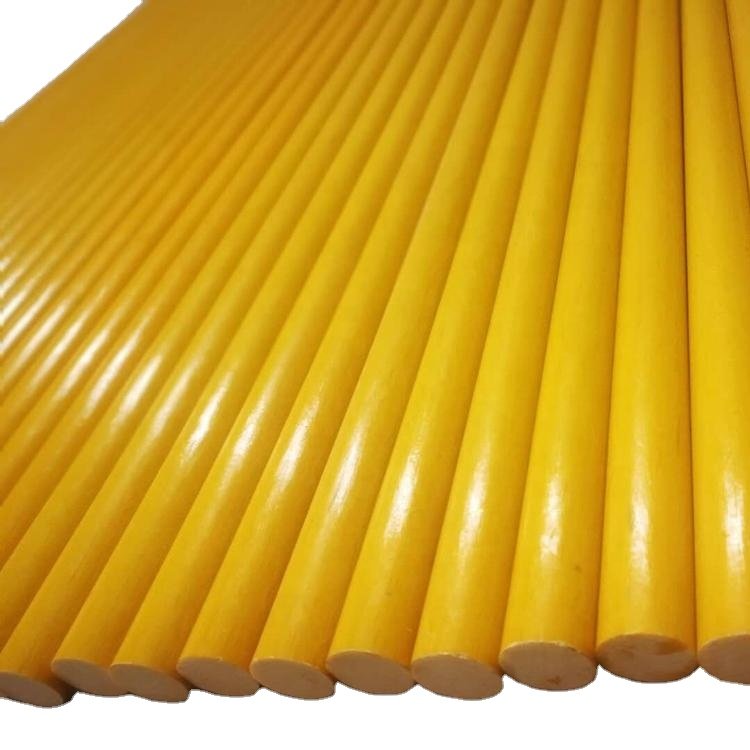 YULONG Pultruded Solid Fiberglass Rods FRP Tree Nursery Stakes Round Durable Fiberglass fence Post poste de fibra de vidrio