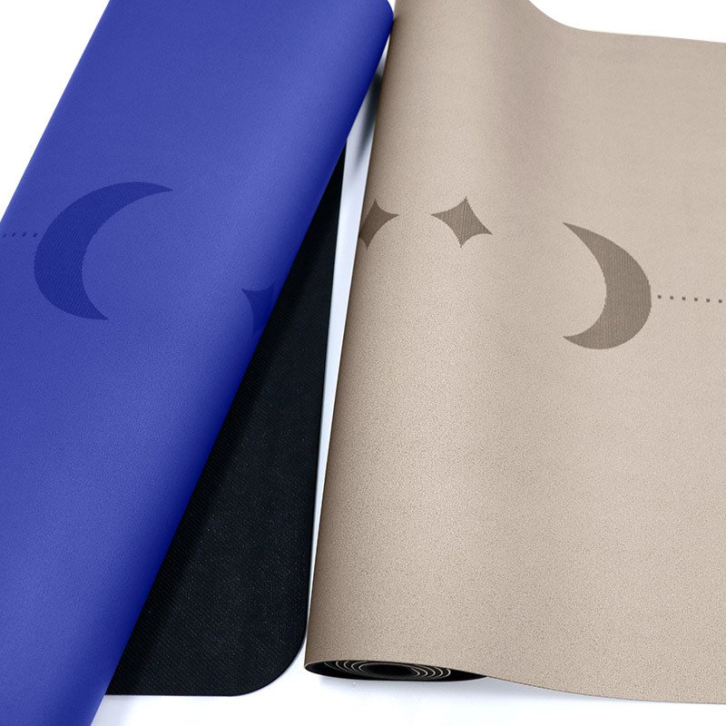 High density antitear eco friendly 5mm thickness skid resistance Pu natural rubber yoga mat customize