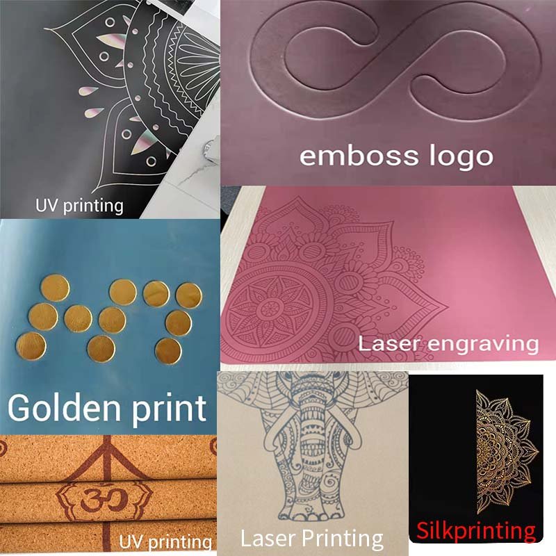 High density antitear eco friendly 5mm thickness skid resistance Pu natural rubber yoga mat customize