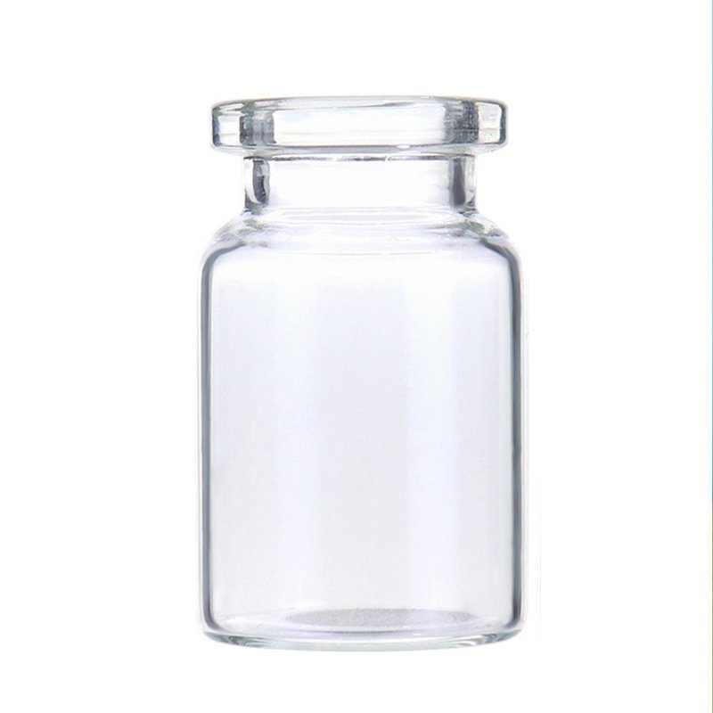 Clear amber moulded seguridad vial tubular pharmaceutical 5ml glass vial with caps and stopper
