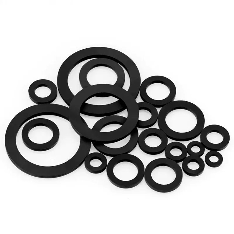M1.6 M2 M2.5 M3 M4 M5 M6 M8 M10 M12 M14 M16 M18 Spacer Black Rubber Flat Washers