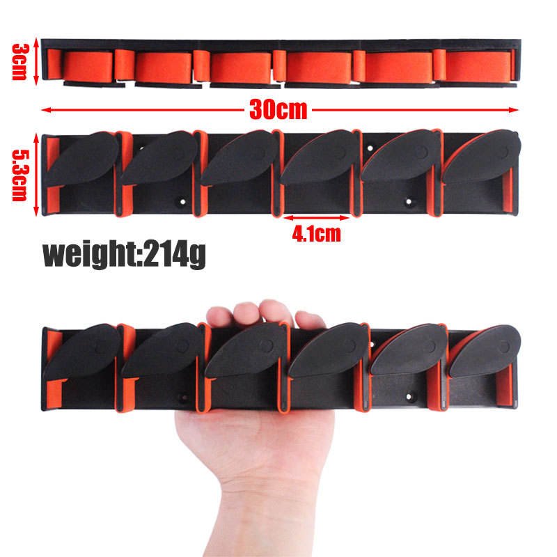 Wholesale Fishing Accessories Display Vertical Plastic Storage Wall Mounted Fishing Rod Holder Rack