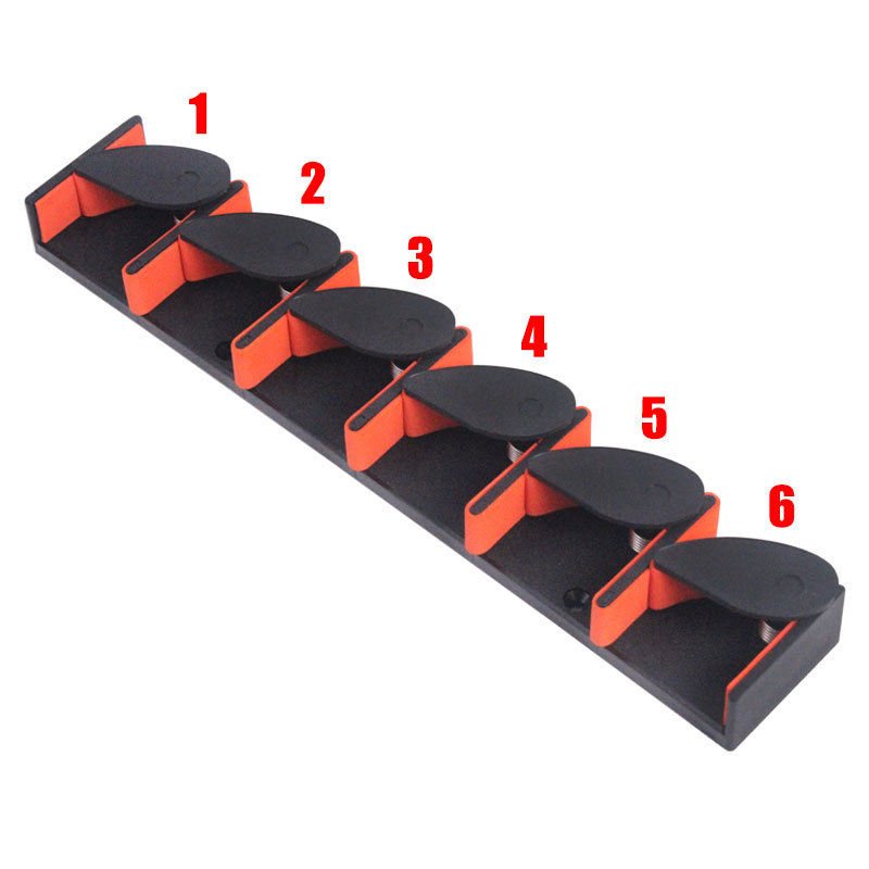 Wholesale Fishing Accessories Display Vertical Plastic Storage Wall Mounted Fishing Rod Holder Rack