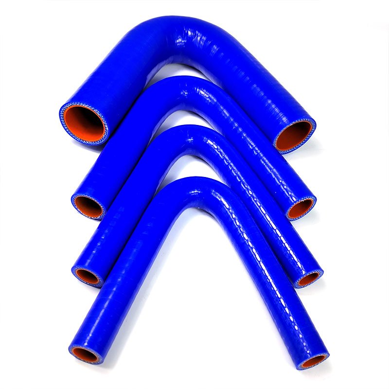 Automobile radiator elbow black blue car silicone turbo coolant hose for truck automotive rubber hose pipe customized