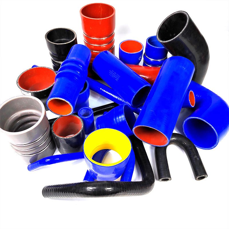 Automobile radiator elbow black blue car silicone turbo coolant hose for truck automotive rubber hose pipe customized