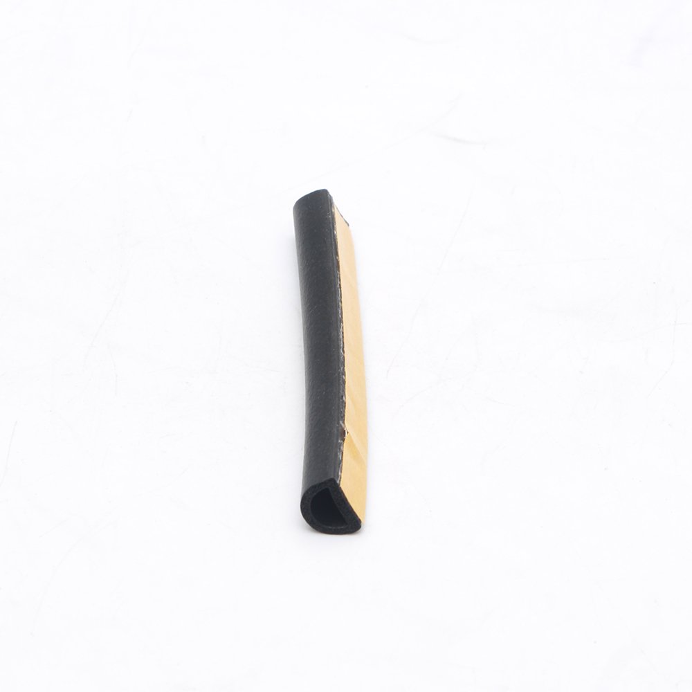 MFT1048 High Temperature Resistance Wear Rubber Sealing Strip D Shape NBR EPDM Rubber Car Sunroof Strip Seals