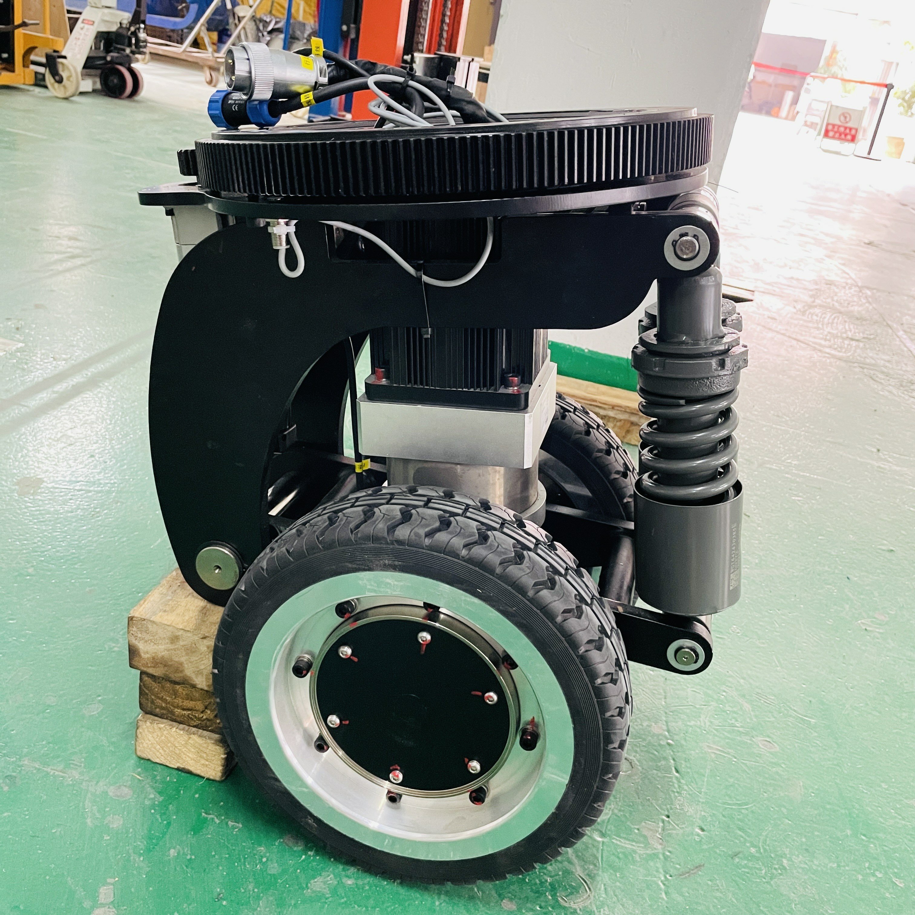 Customized 3000 kg AGV Wheel Drive With Steering And Traction Motor Driver