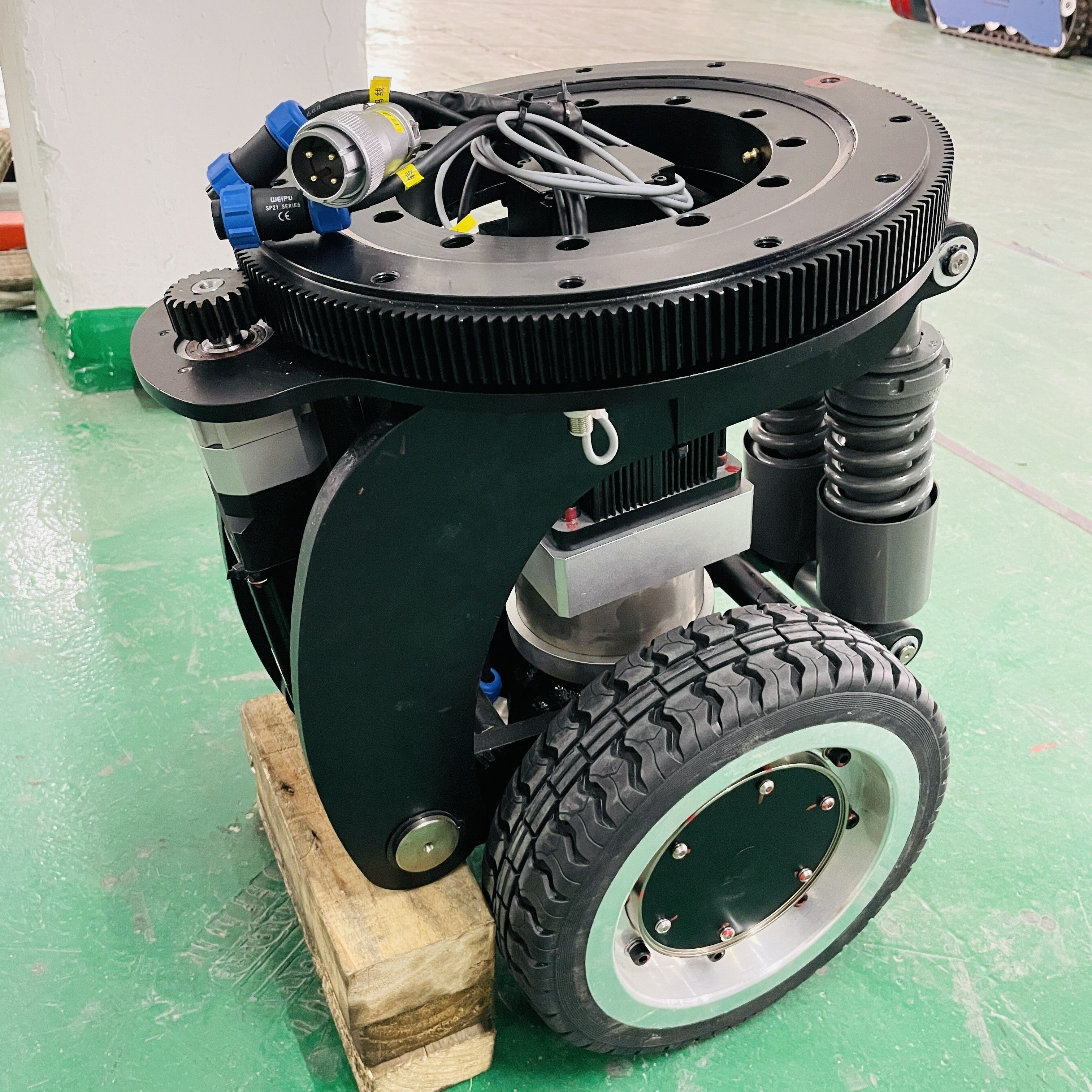 Customized 3000 kg AGV Wheel Drive With Steering And Traction Motor Driver