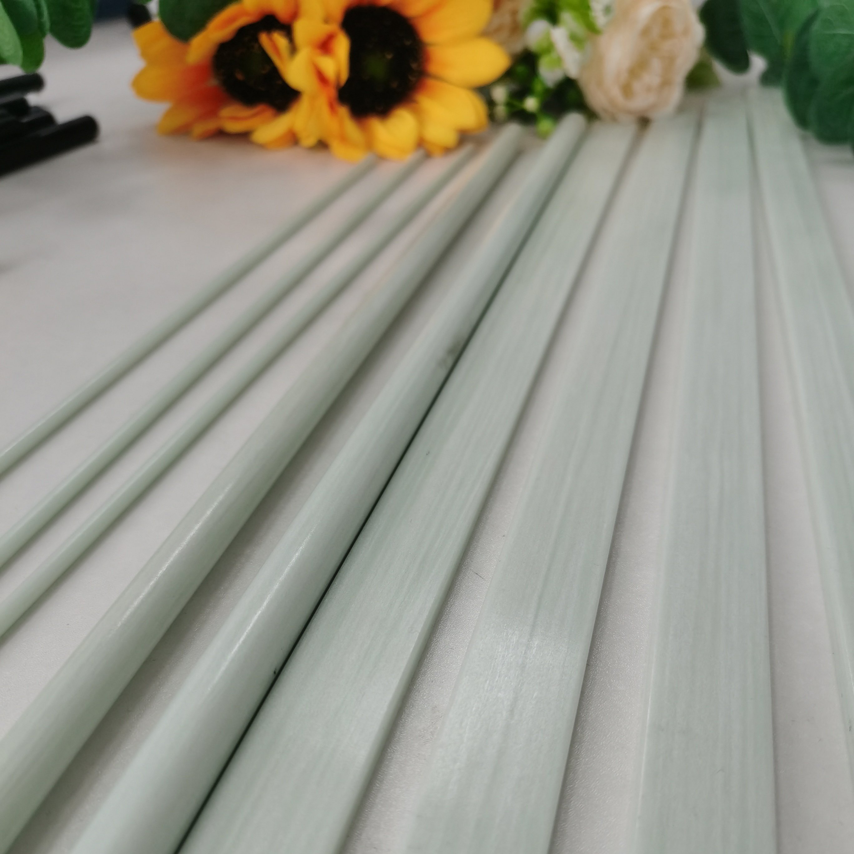 3ft 5ft 6ft 8ft 9ft 10ft 11ft 12ft Frp Rod Fiberglass Reinforced Plastic Fibreglass Stakes Solid Rod Pole