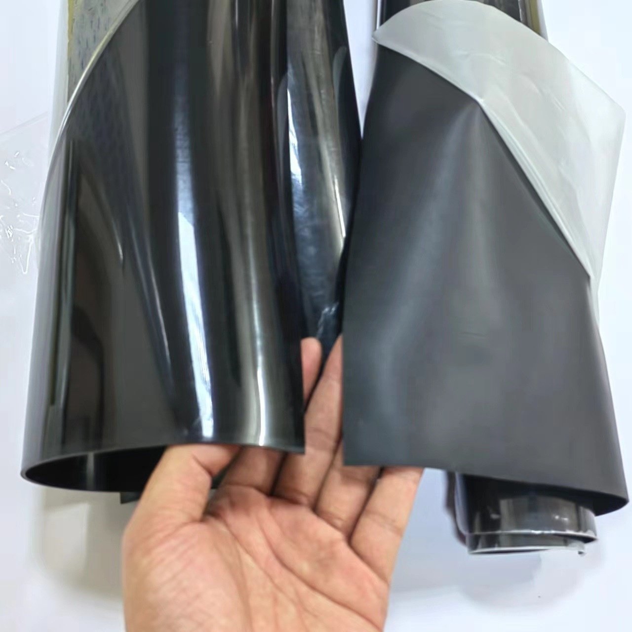Factory wholesale custom heat resistant black inflaming retarding mat silicone rubber sheet 0.8mm