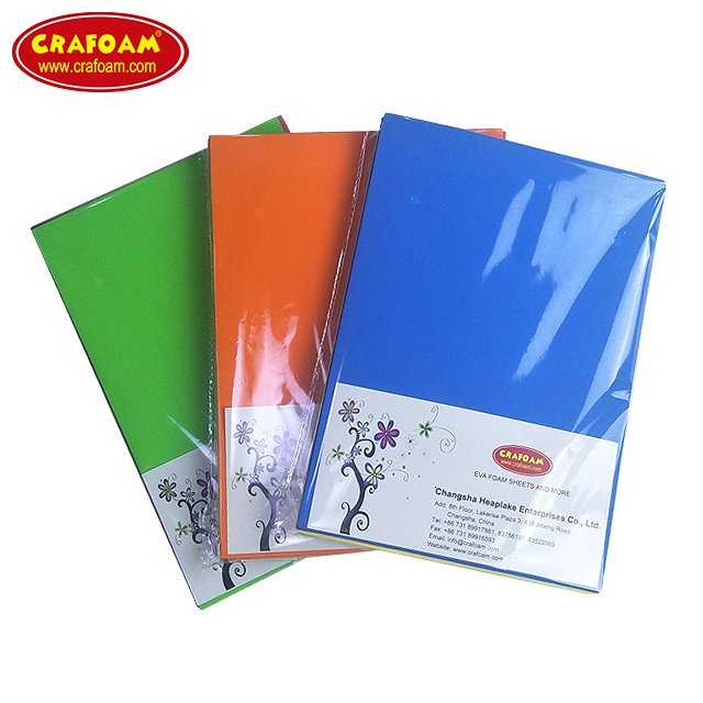Crafoam Low price thin crafts EVA foam sheets/foam paper