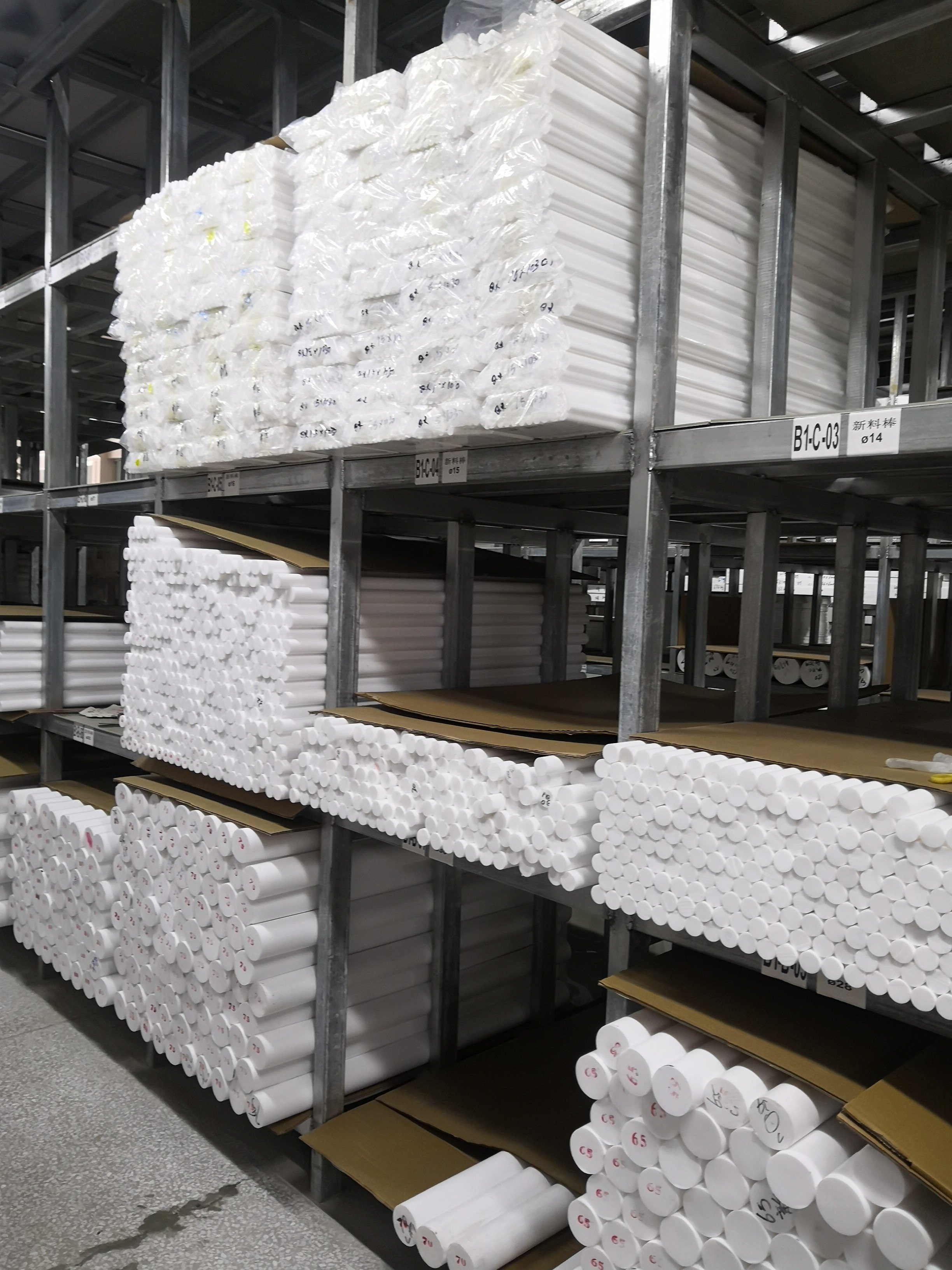High Temperature Resistance 100% Virgin PTFE Rod Tefloning Rod