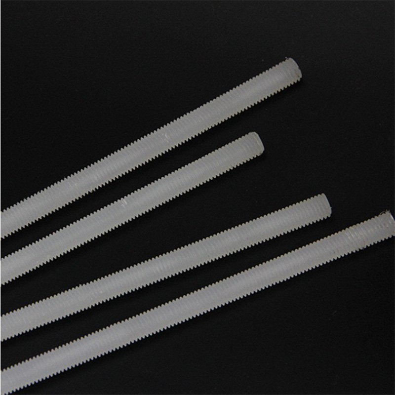 Plastic rods nylon threaded rod