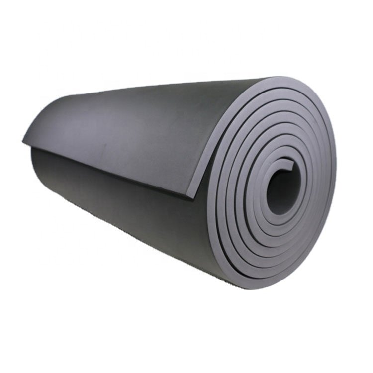 NBR/PVC Foam Rubber Insulation sheet flexible nitrile rubber foam insulation for air conditioner