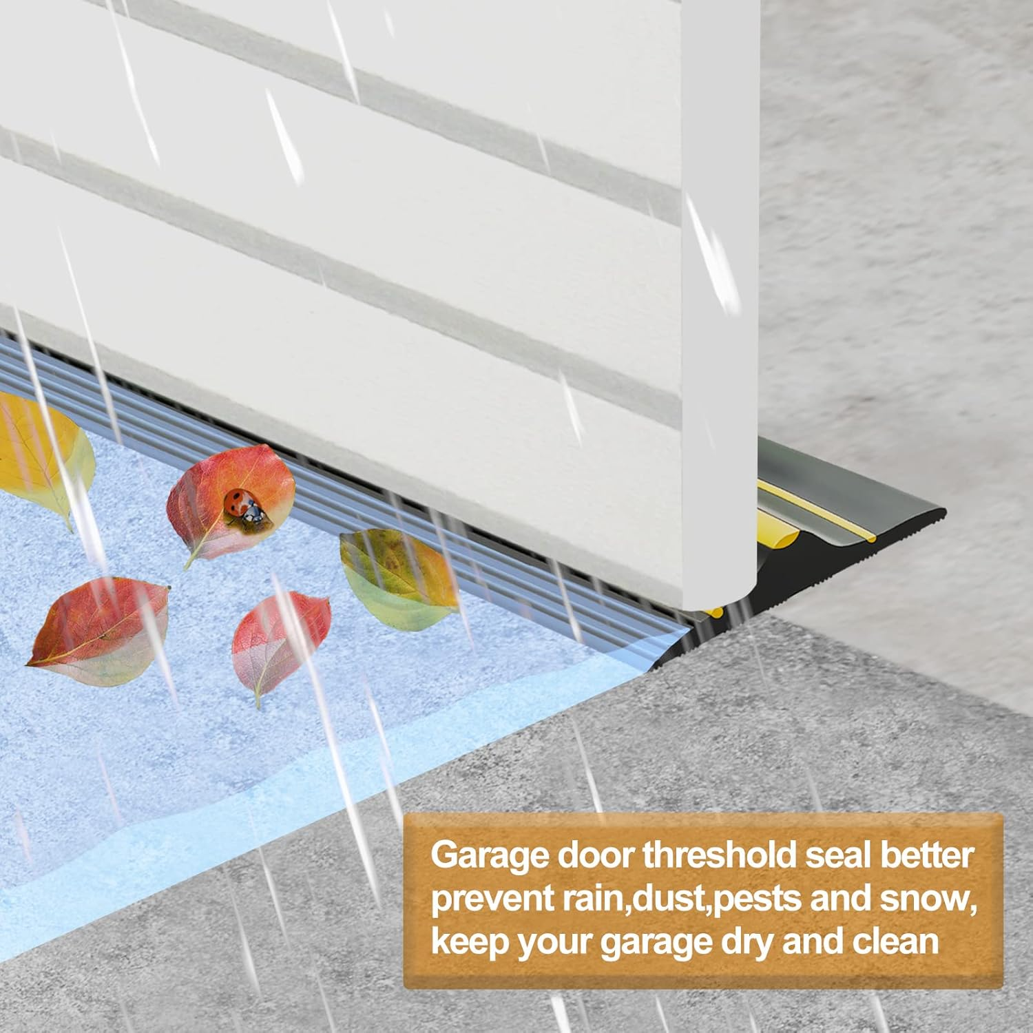 Universal Garage Door Bottom Threshold Seal weatherstrip strip