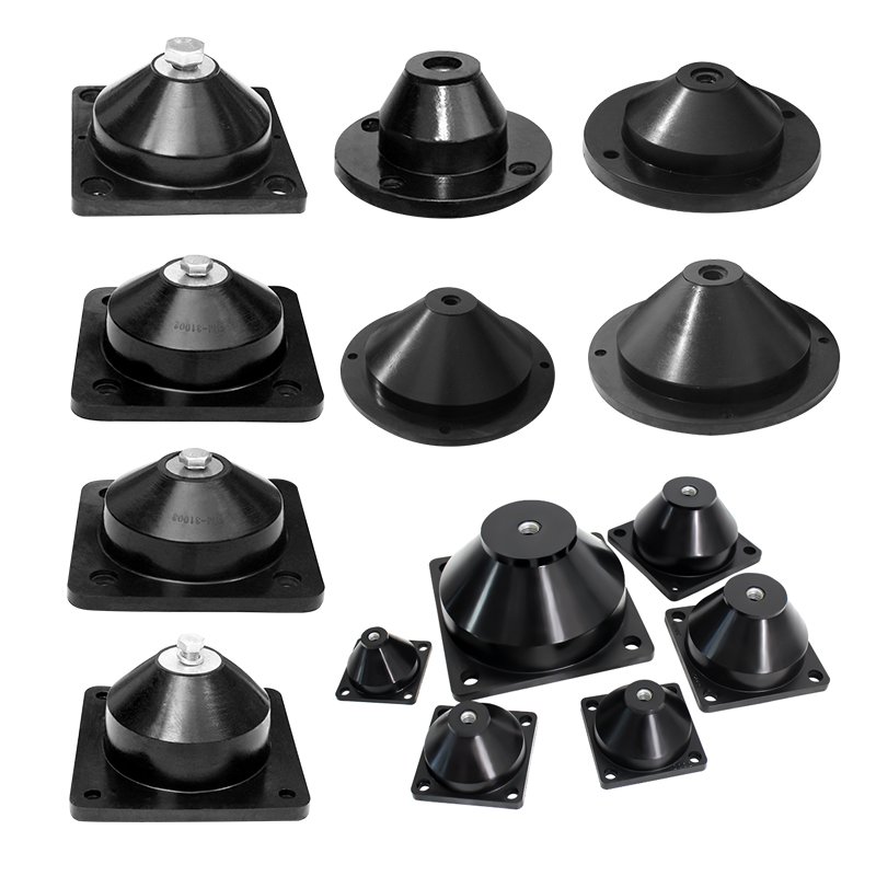 Metal Combined Rubber Mounts Shear-Type Vibration Isolators Floor Mount Shear Mounts