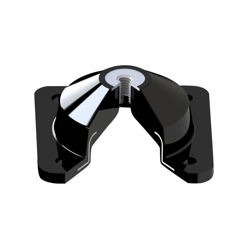 Metal Combined Rubber Mounts Shear-Type Vibration Isolators Floor Mount Shear Mounts