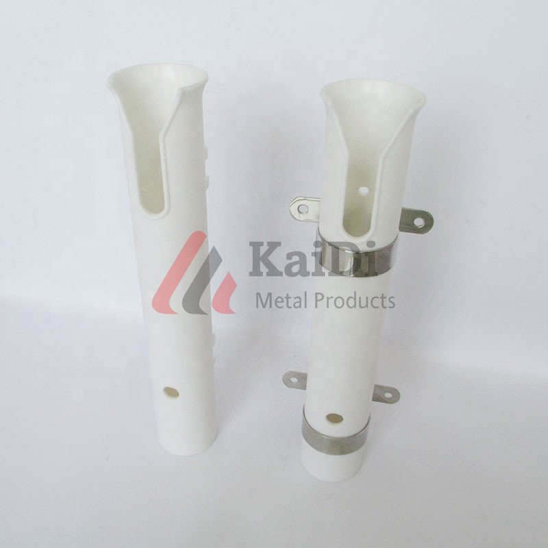Eco friendly PP marine parts fishing rod stand holder single plastic rod holder