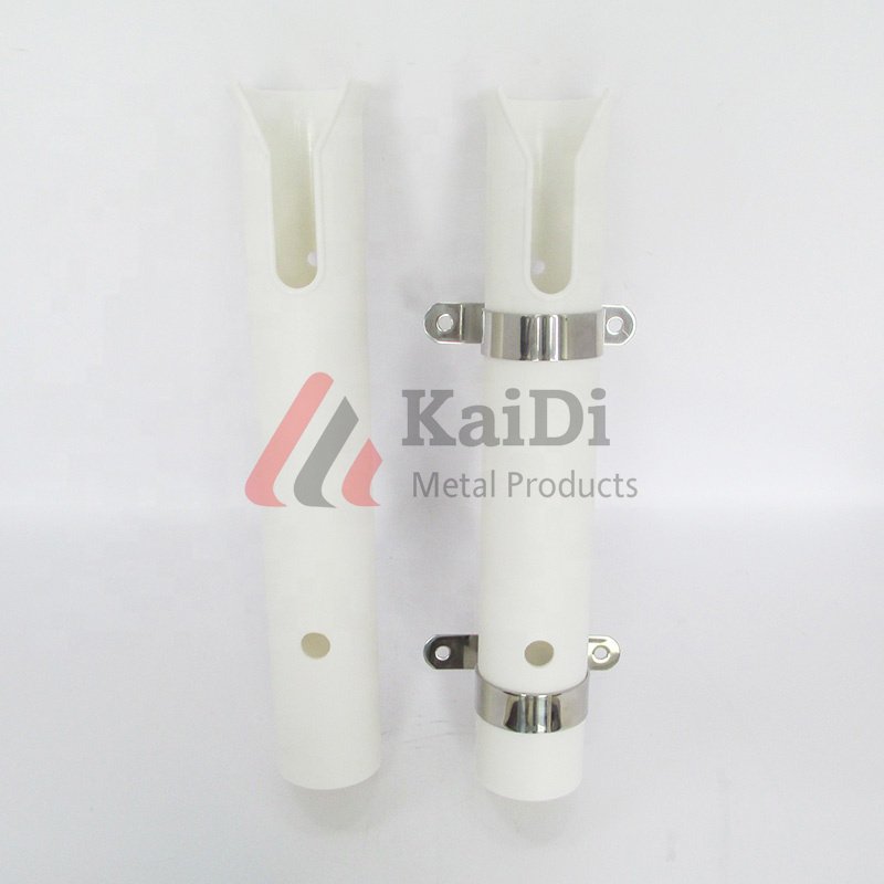 Eco friendly PP marine parts fishing rod stand holder single plastic rod holder