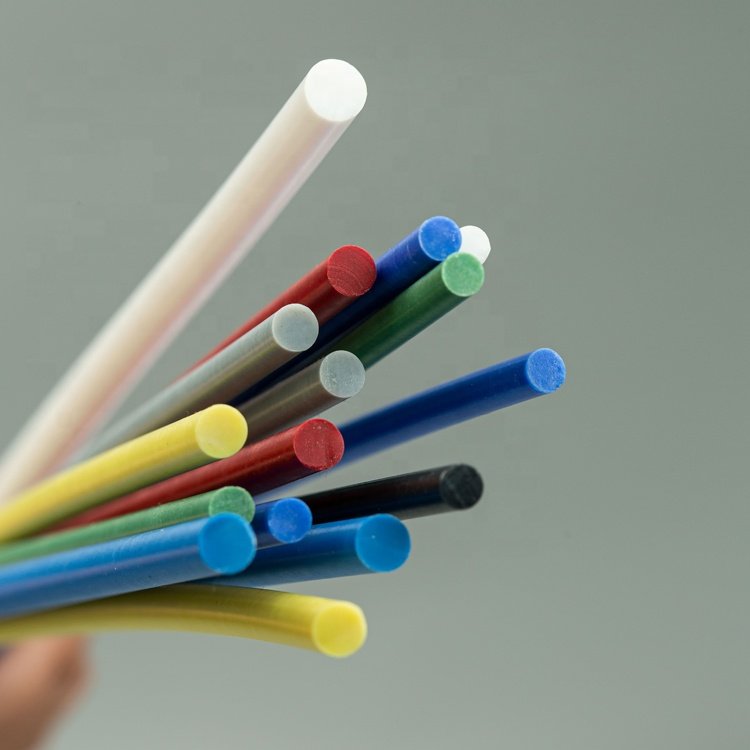 Plastic rod PTFE extrude rod plastic stick chemical resistant fluoroplastic extruded PTFE rod