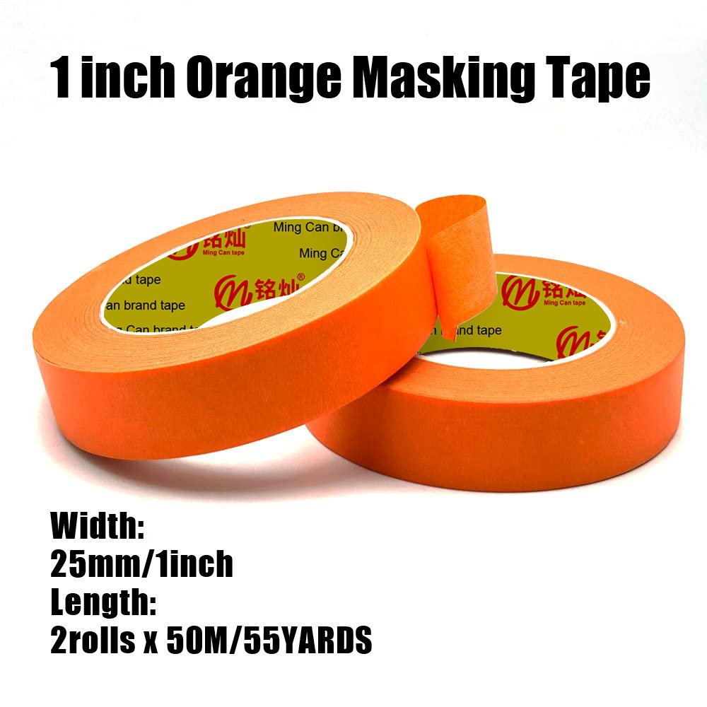 Orange Paper Masking Paper Tape For Painter