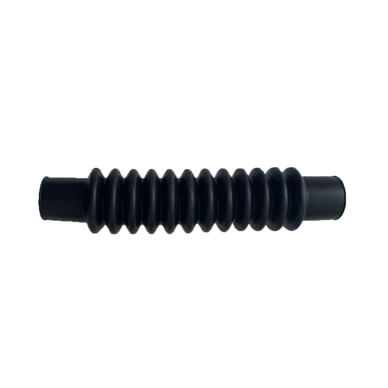 Corrugated Rubber Hose Inner Diameter One End 110mm, Other End 90mm Soil Pipe-Black Water