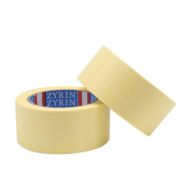 Bailida Width 2inch 24mm 36mm 48mm yellow cheap automotive crepe paper base spray painting masking tape
