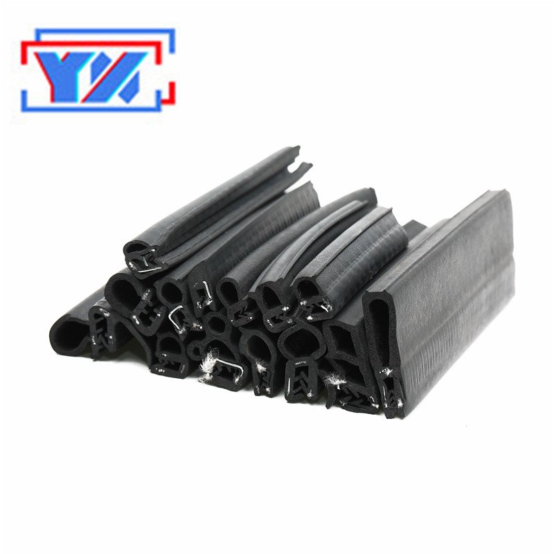 Universal automotive door seal strip D-shape self-adhesive weather stripping for car truck door window