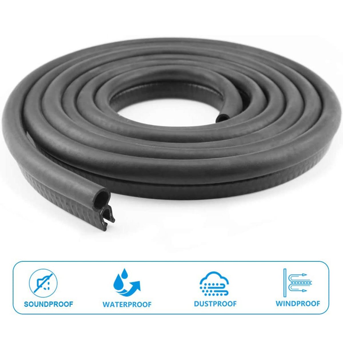 Door Rubber Weatherstrip rubber seal strip for car door Trim s Automotive Weather Stripe