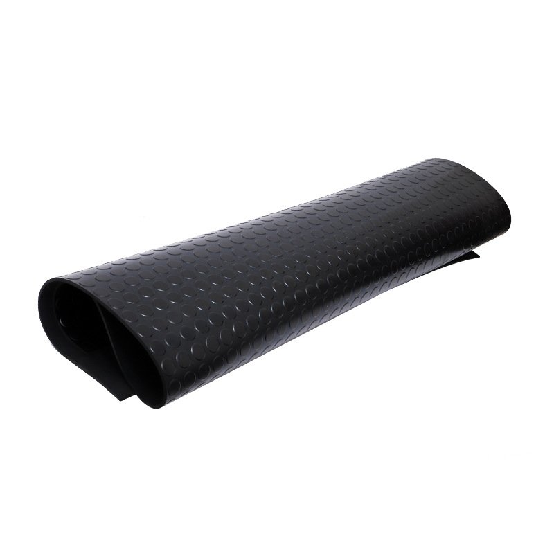 Heavy Duty 3-6mm EPDM Outdoor Studded Rubber Coin Floor Mats Moulded Gym Flooring Sheet