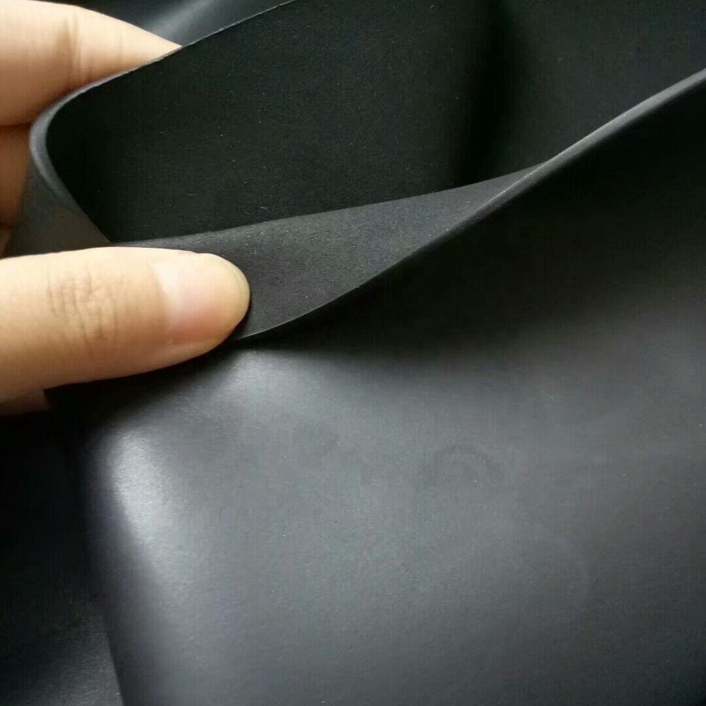 Wholesale Smooth Skin 5mm CR Black Nylon Neoprene Fabric Sheet Wetsuit Neoprene Fabric