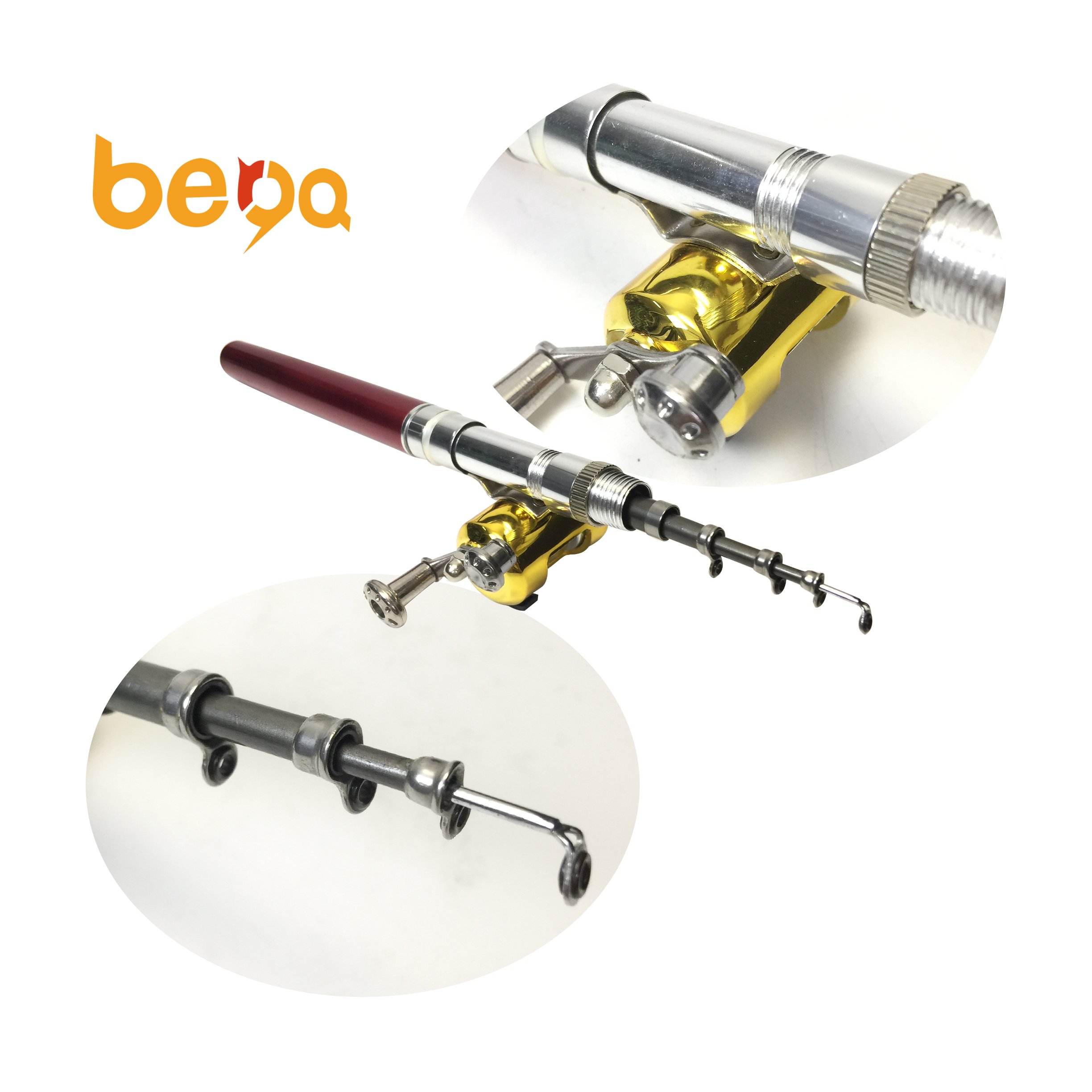 Pen Fishing Rod Set Pen Shape Fishing Rod With Reel