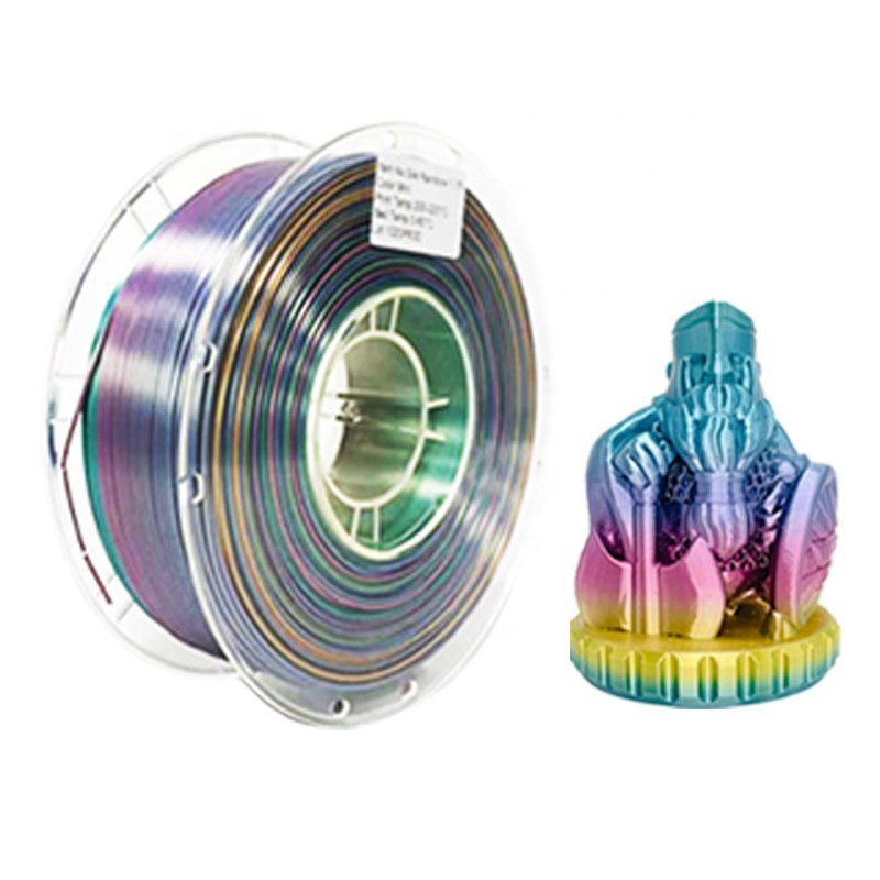 3D New Filament 2.85mm 3D Printer Pla Filament Silk Metal Rainbow Filament 1.75mm 1KG 3 mm Thin Plastic Rods