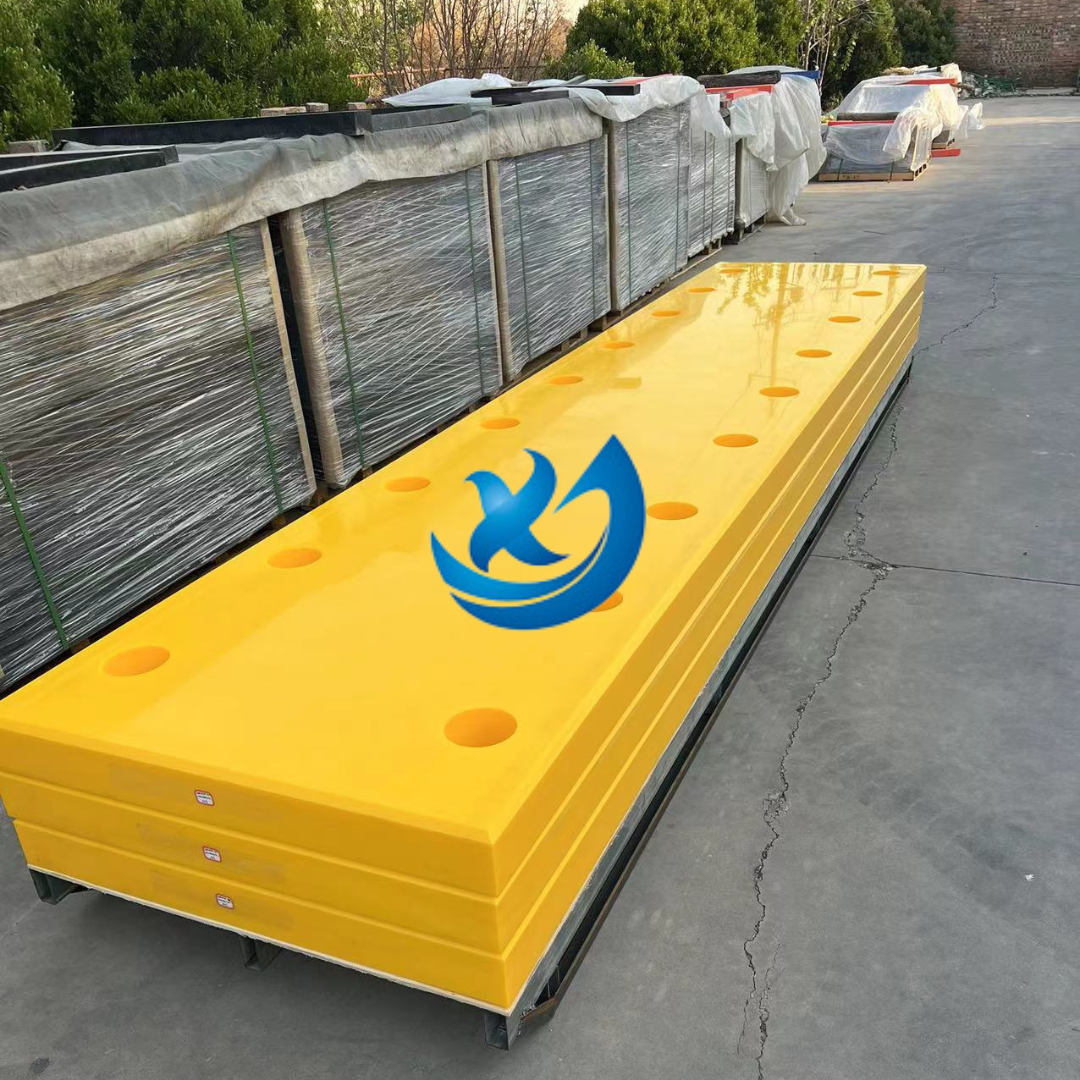 HOT OEM MANUFACTURER UHMWPE Strips Flame-retardant CNC Machine Sheets Shibata marine rubber fender UHMWPE facing pad
