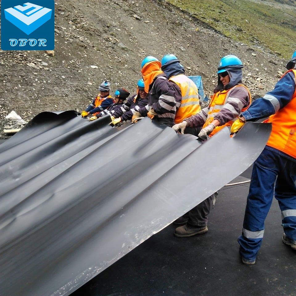 epdm Pond liner 45mil 60mil 30mil geomembrane waterproof membrane EPDM rubber sheet
