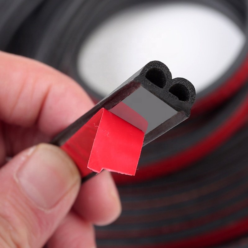 High Quality Special B Shape Weather Sealing Strips Sound Insulation For Automobile
