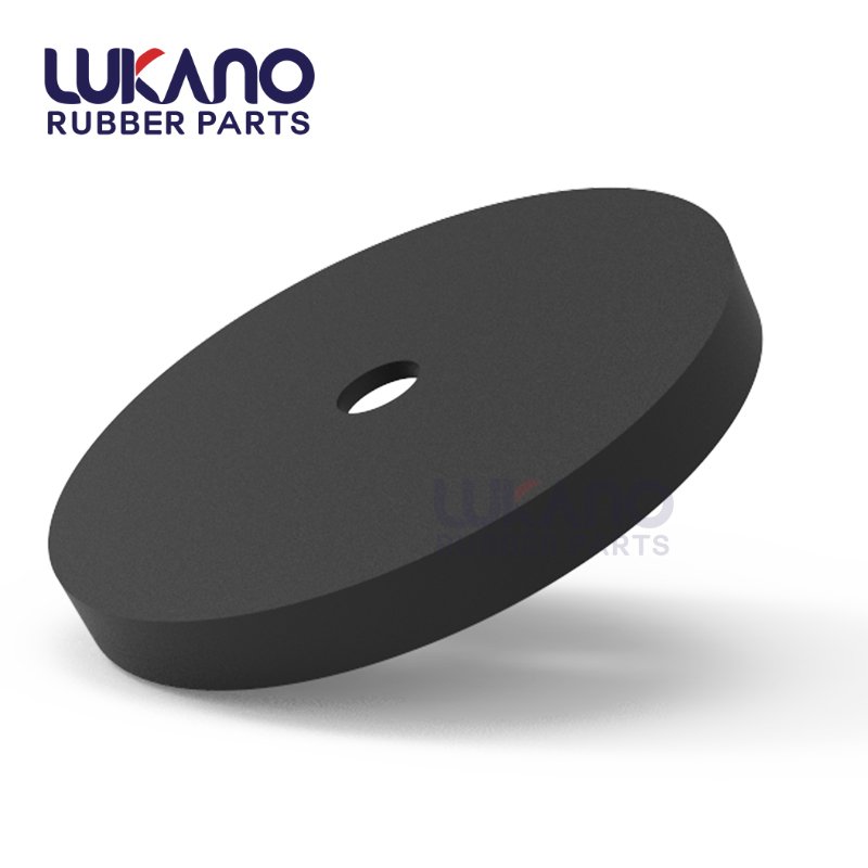 Hard rubber rod solid rubber cylinder with hole