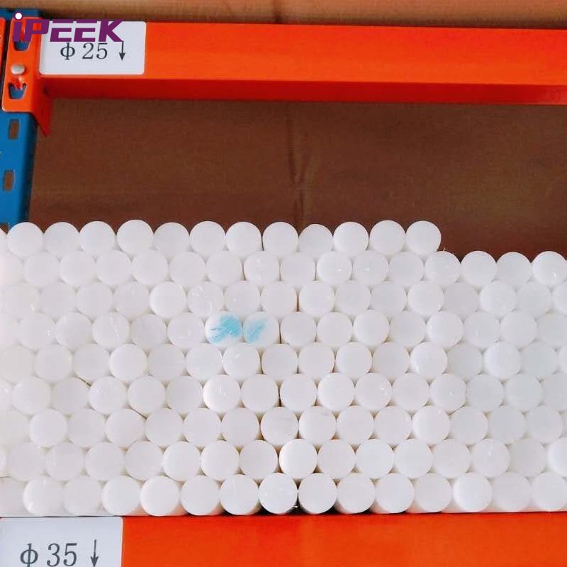 iPEEK Export Japan Polyvinylidene Fluoride Virgin Plastic Plate Sheet Board Block PVDF Rod Bar Stick