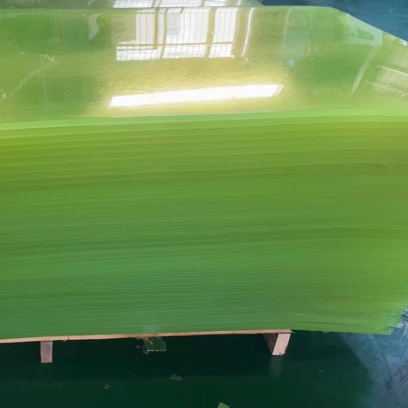 2mm/4mm/6mm/8mm/12mm Custom-cut wear-resistant polyurethane sheet PU sheet red or green