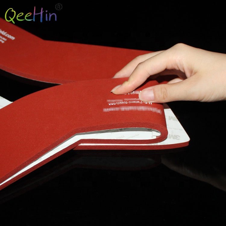 OEM Custom logo silicone rubber sheet rubber pad foam rubber gasket heat resistant red silicone foam sheet