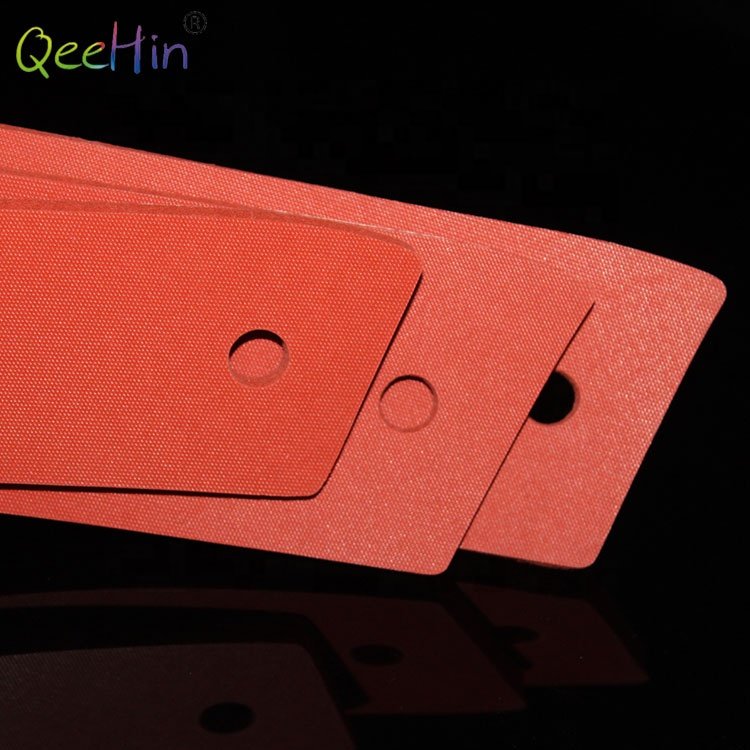 OEM Custom logo silicone rubber sheet rubber pad foam rubber gasket heat resistant red silicone foam sheet