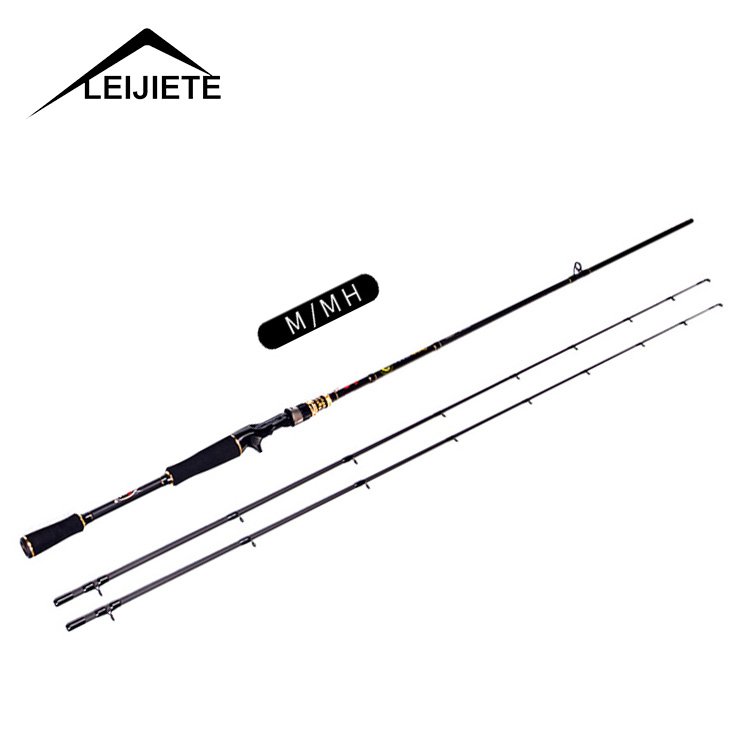 LLC2021 Trout Casting Light 2.1M High Carbon Sea Bass Carbon Fiber Fishing Rods Fuji Parts Rod Fishing Surf Fishing Rod