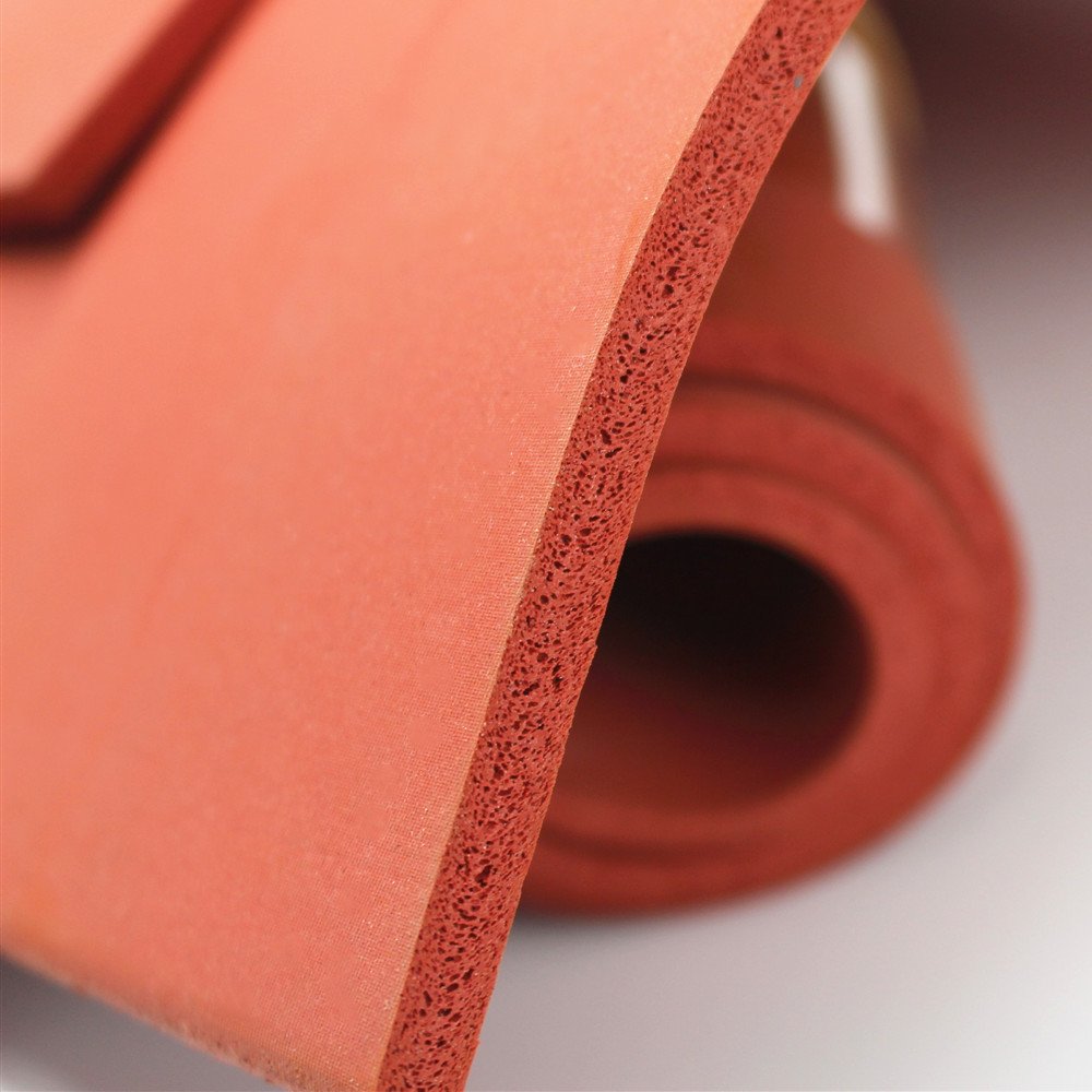 Factory High Temperature Custom Hardness Silicone Rubber Foam Sheet Closed Cell foam Pad for Heat Press Machine Iron Table